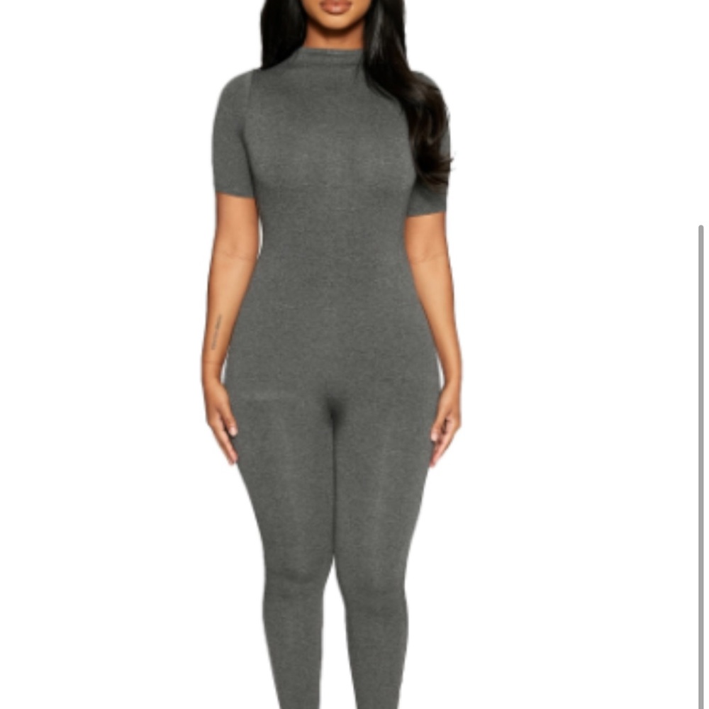 Sweet T Funnel Neck Jumpsuit